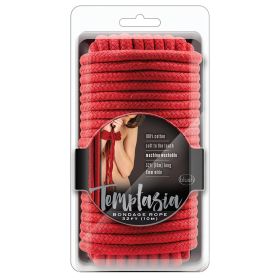 Temptasia Bondage Rope-Red 32ft