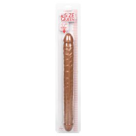 Size Queen Double Dildo-Brown 17